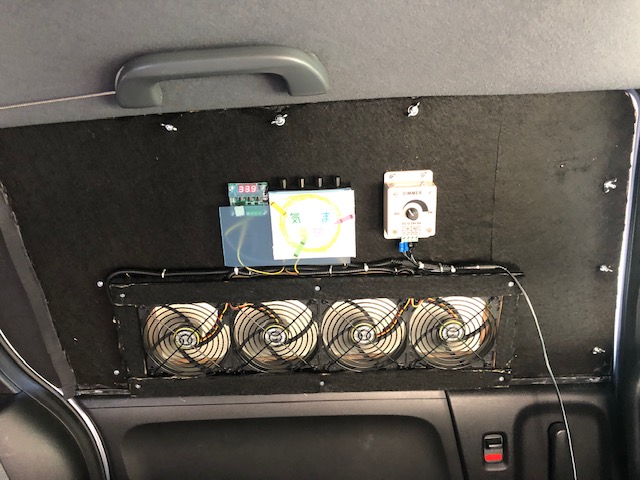 車中泊用換気扇