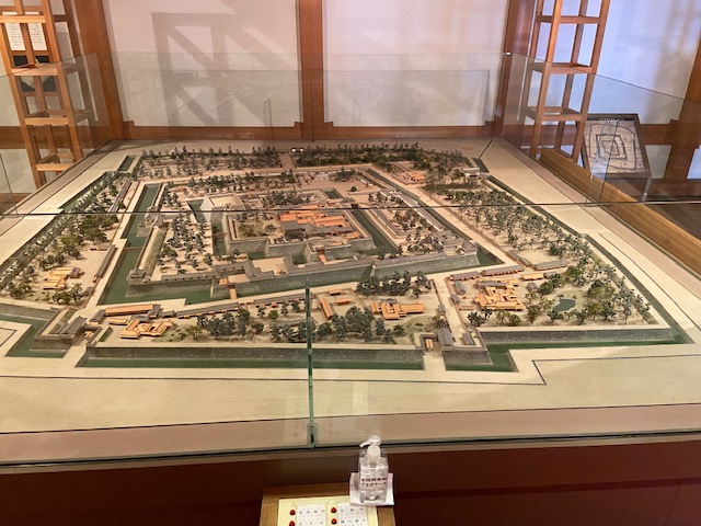 駿府城の再現模型