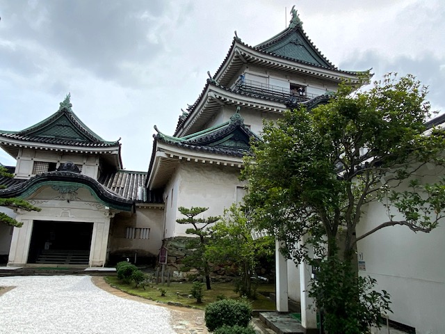 和歌山城は再建された城です