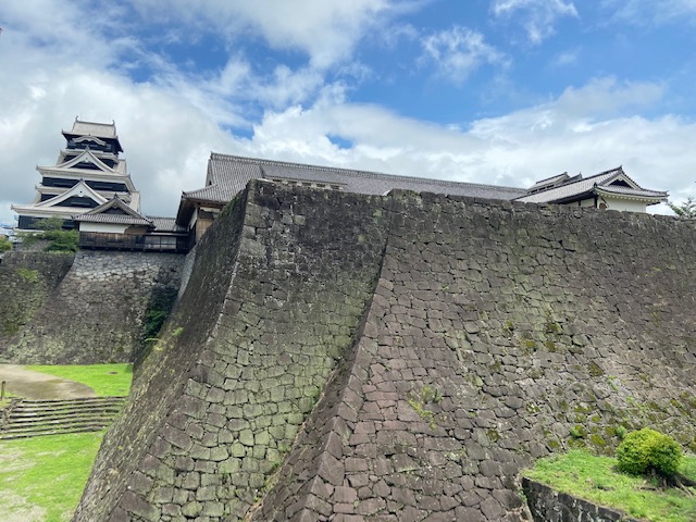 熊本城の傷んでいない所も撮影してみました
